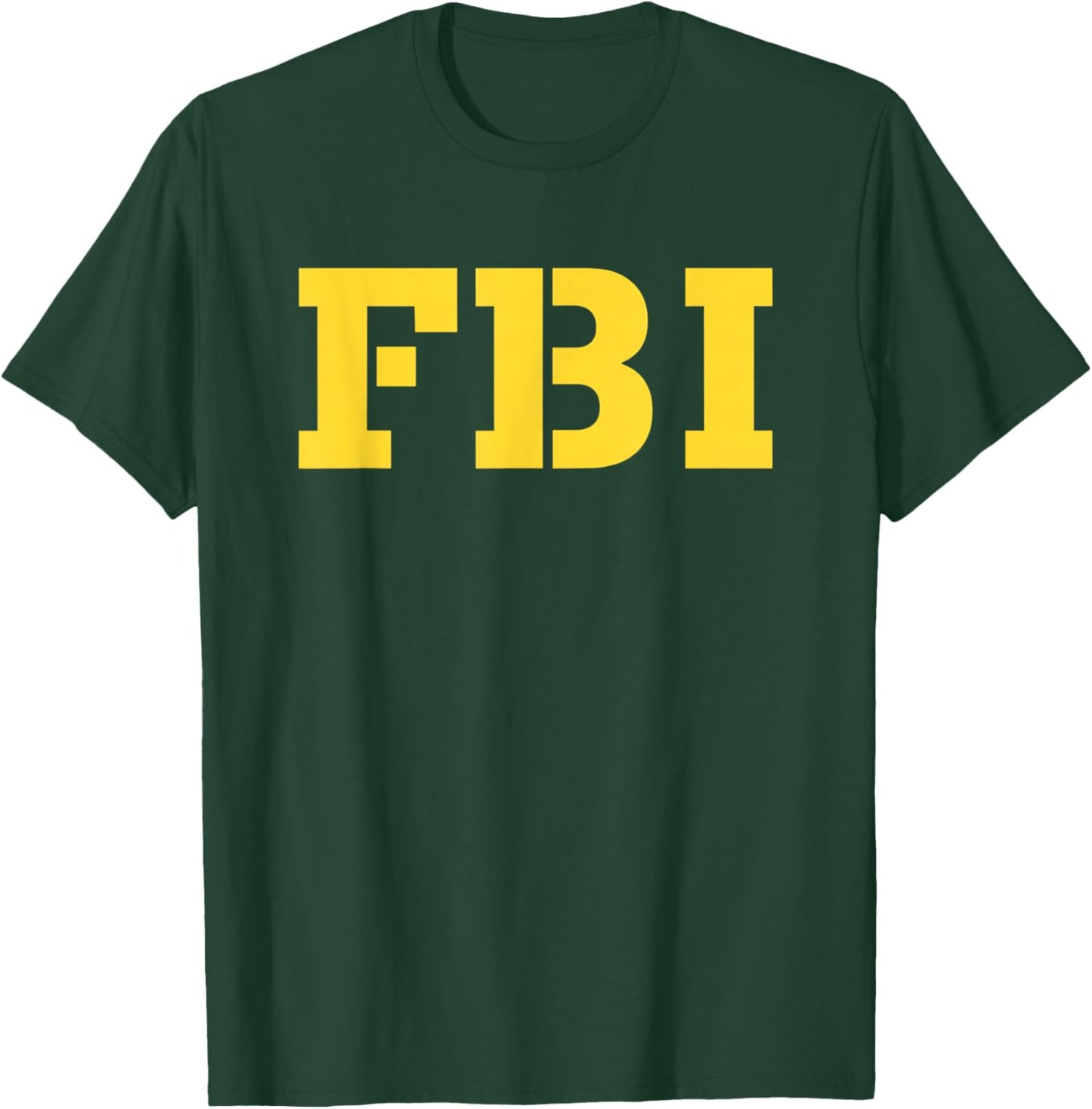 Halloween FBI Costume Idea - Funny DIY Halloween Costume T-Shirt - T-Shirt | Forest