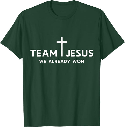 Team Jesus Matching Christian Group Couple Friends T-Shirt - T-Shirt | Forest