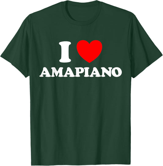 Heart Piano Song Music Favorite South African Zulu Genre Fan T-Shirt - T-Shirt | Forest