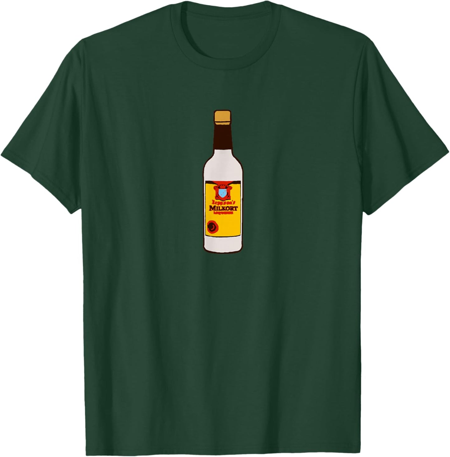 Malort Milk Parody Milkort T-Shirt - T-Shirt | Forest