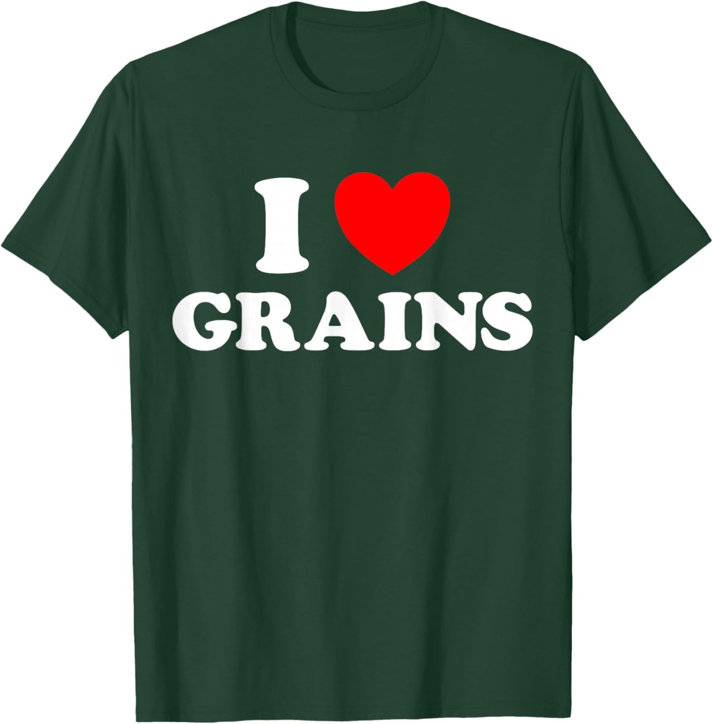Grain Love Funny Cute Farm Food Diet Grass Seed Eat Wild Fan T-Shirt - T-Shirt | Forest