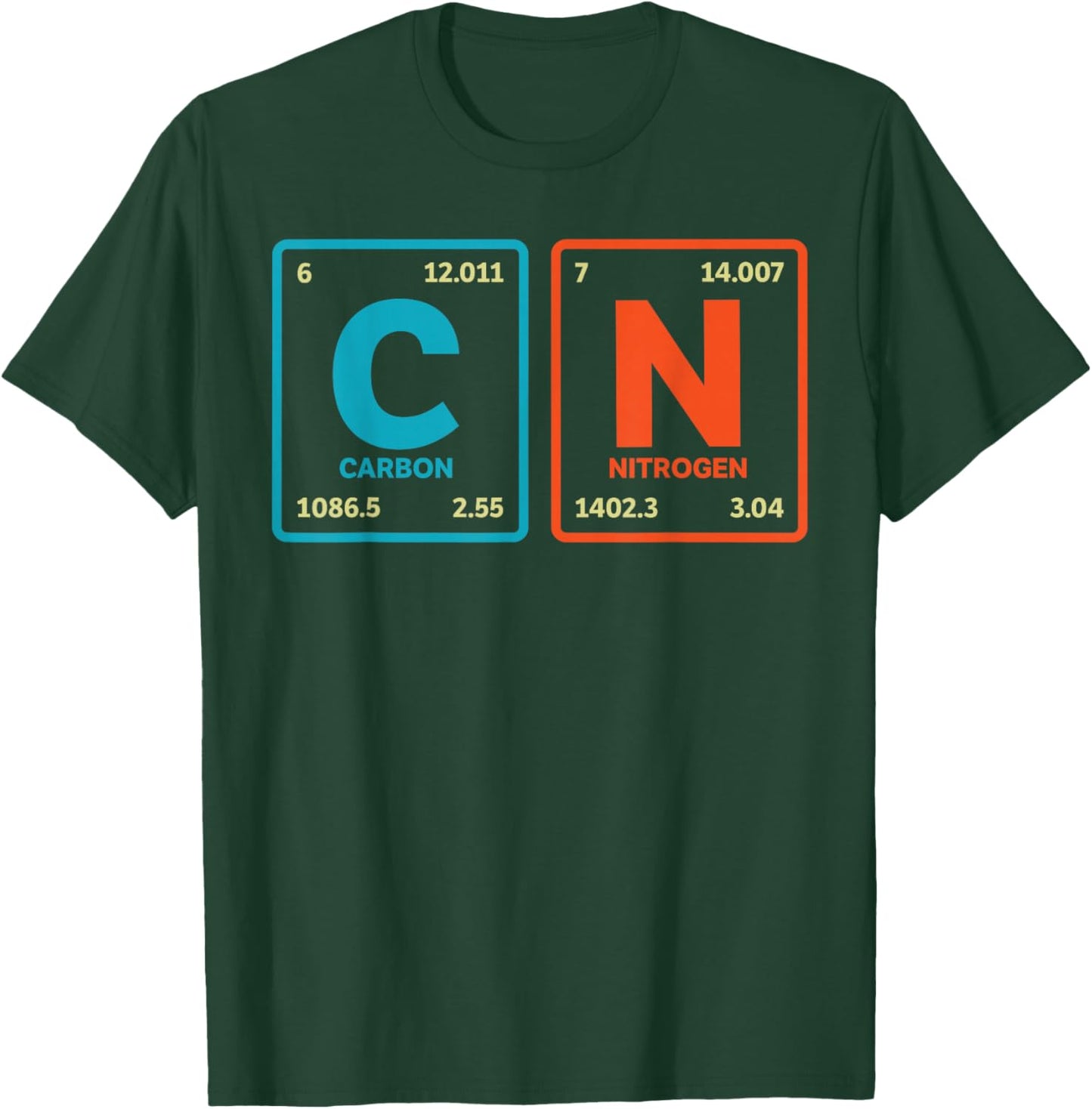 67 Meme Funny Teacher Science Periodic Table Retro Vintage T-Shirt - T-Shirt | Forest