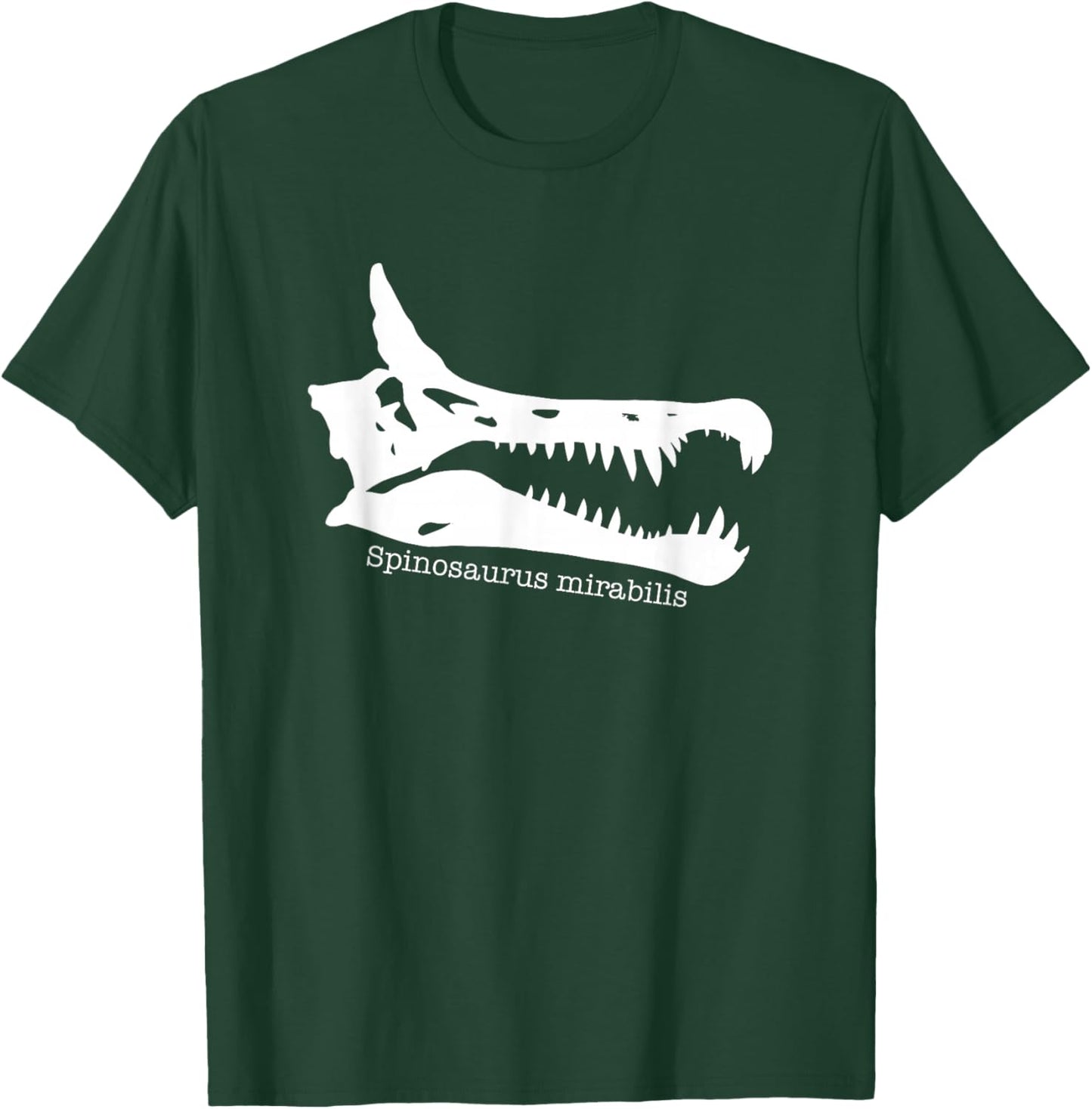 Spinosaurus Mirabilis - Retro Dinosaur Fossil Paleontology T-Shirt - T-Shirt | Forest