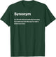 Relatable Funny Dictionary Definition Synonym T-Shirt - T-Shirt | Forest