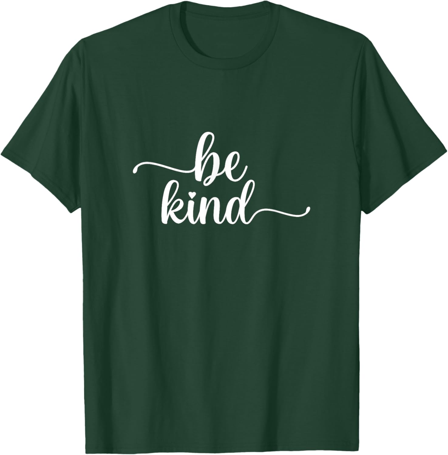 Be Kind Minimalist Love Kindness Positive T-Shirt - T-Shirt | Forest