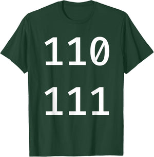 67 Meme Programmer Coder Binary Code Funny Computer Science T-Shirt - T-Shirt | Forest