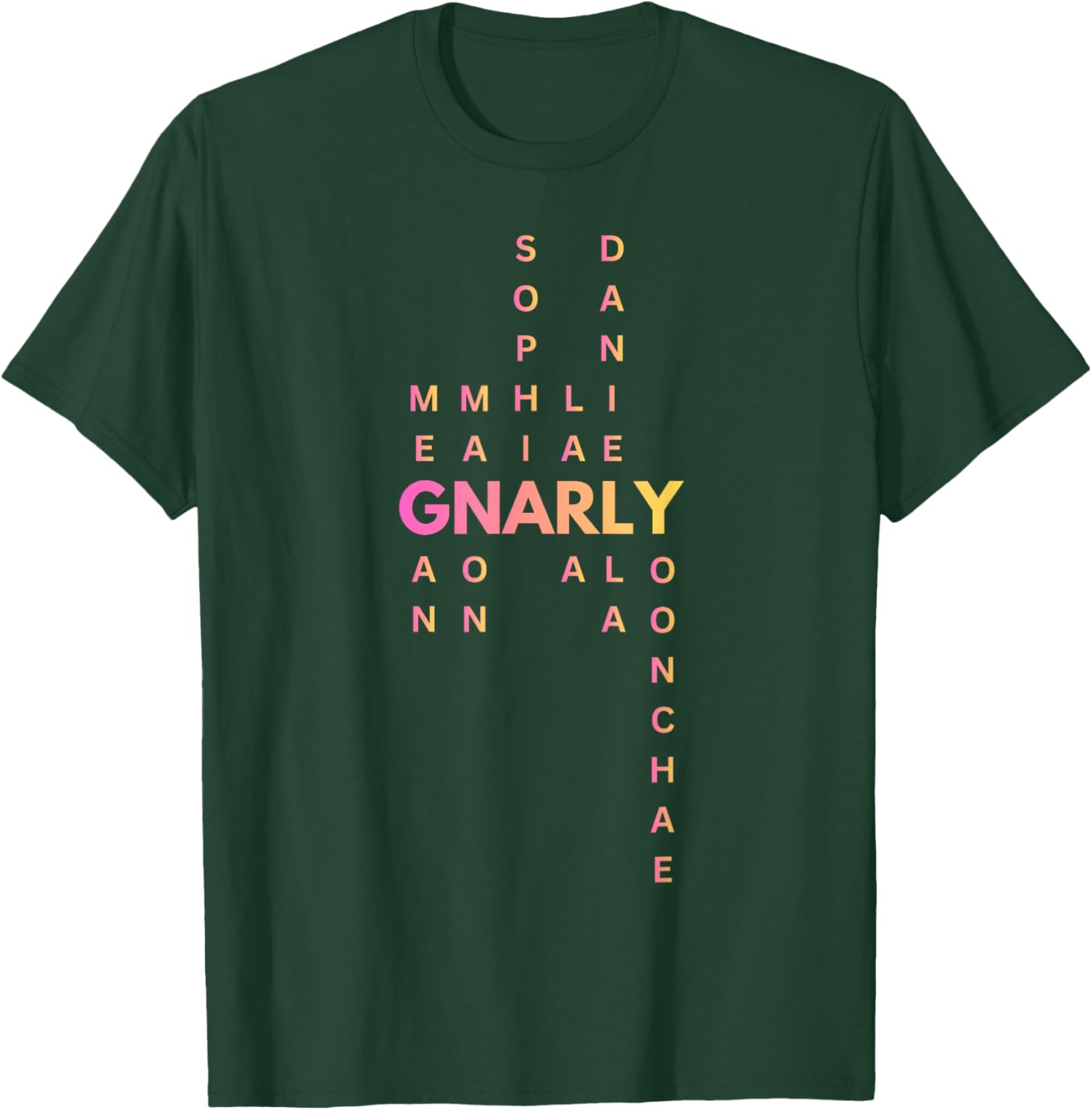 Gnarly Names (Pink Orange Yellow) Making Beats T-Shirt - T-Shirt | Forest