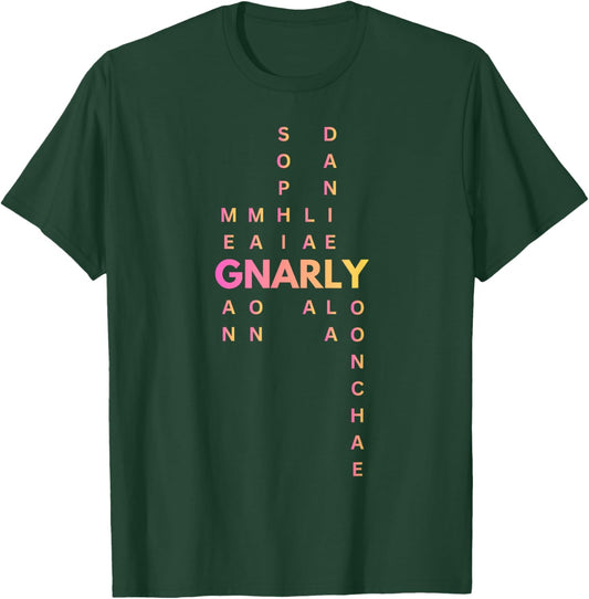 Gnarly Names (Pink Orange Yellow) Making Beats T-Shirt - T-Shirt | Forest
