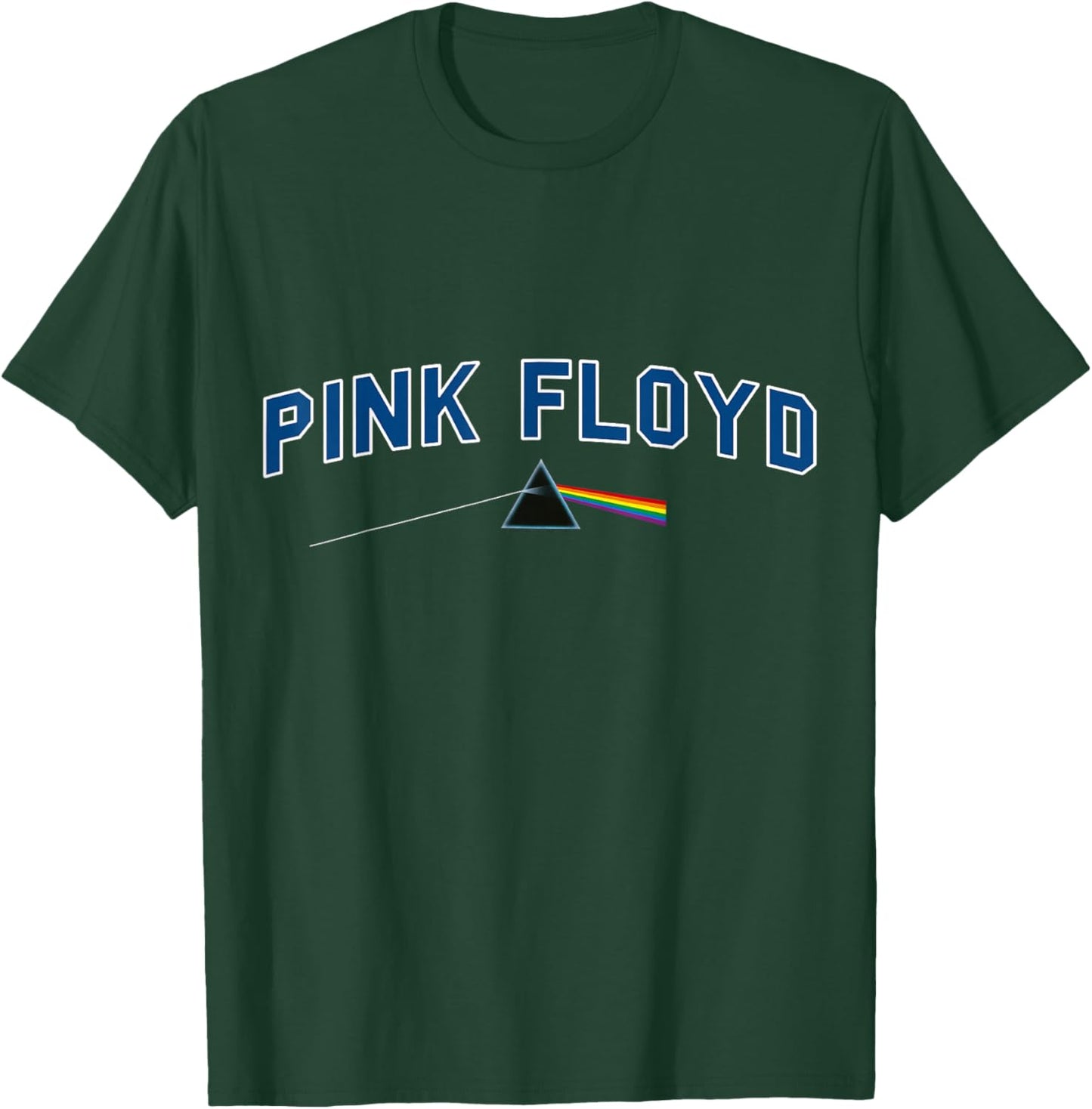 Official Pink Floyd College Oldschool Prism Rock Band T-Shirt - T-Shirt | Forest