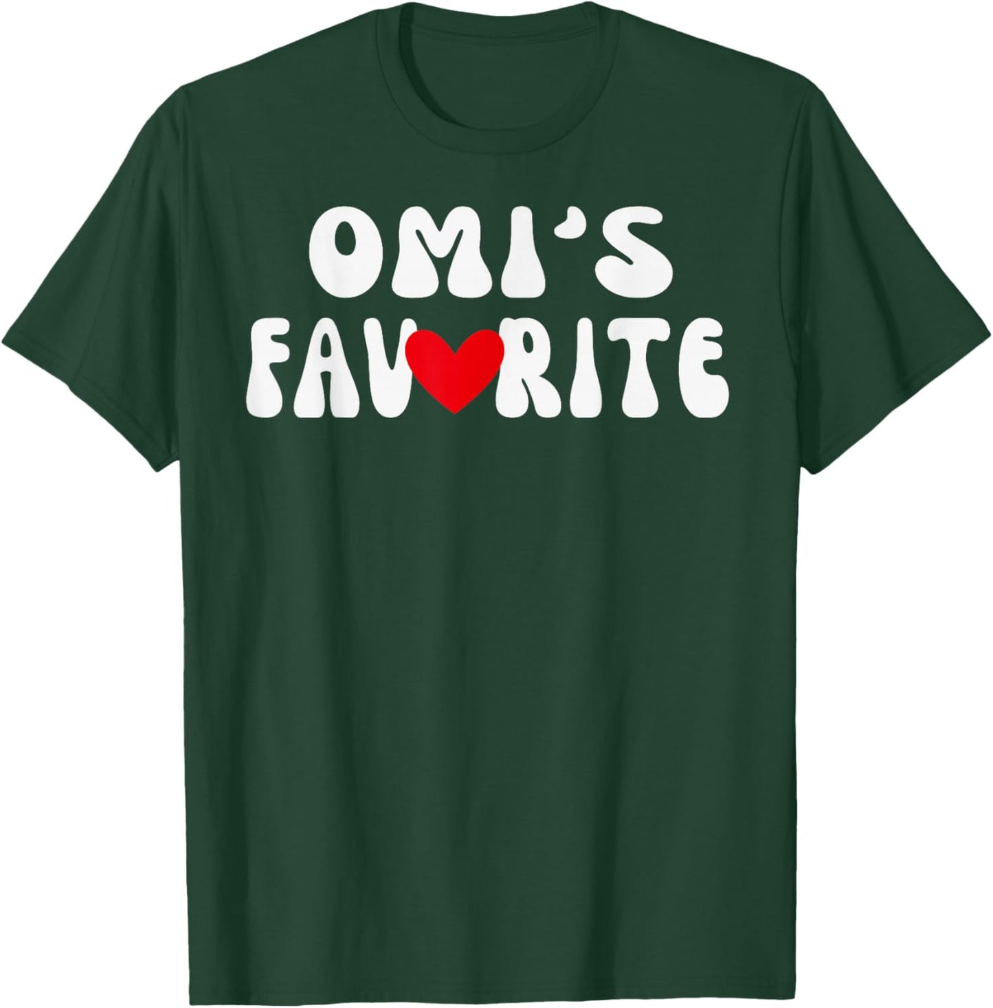 OMI’S Favorite Funny Grandparent Grandchild Vintage Humor T-Shirt - T-Shirt | Forest