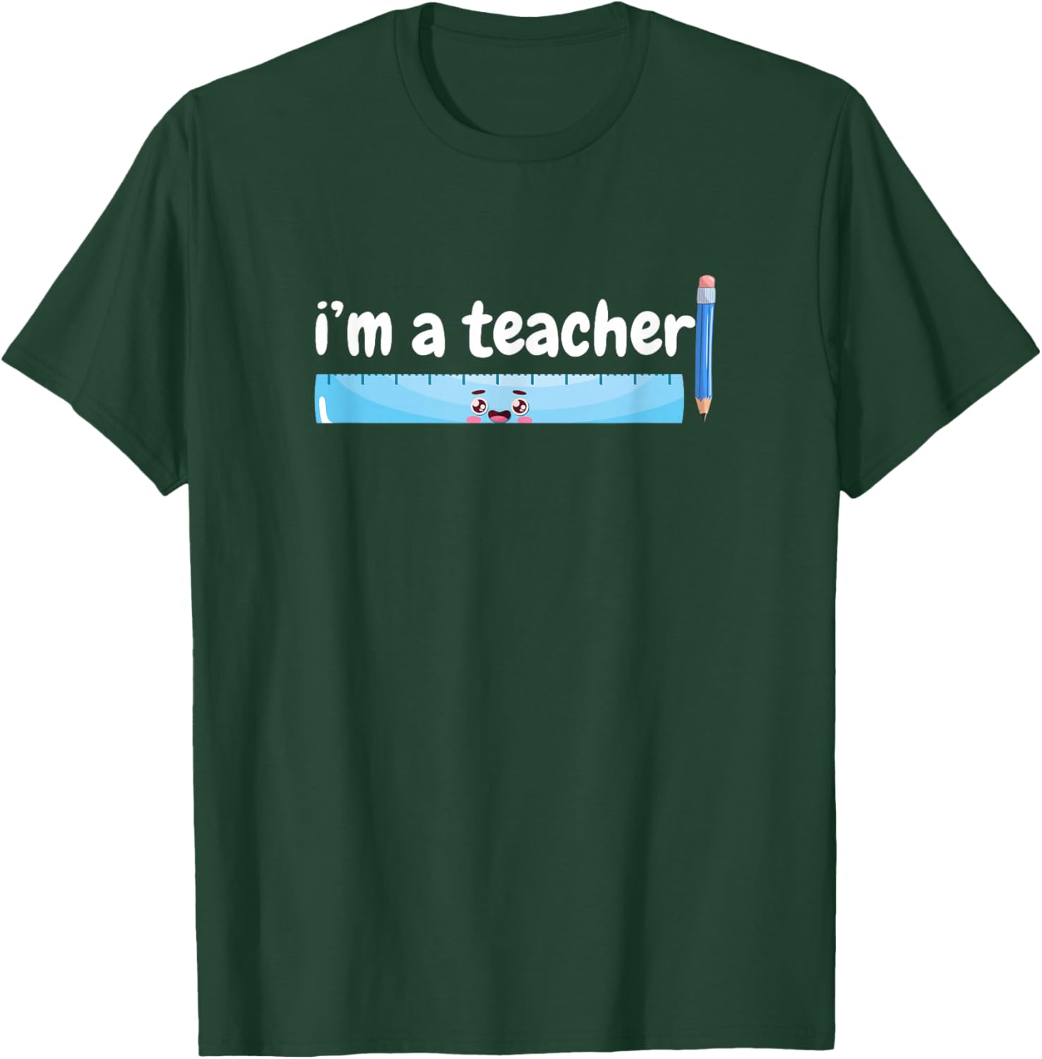 Proud Teacher Inspirational School T-Shirt - T-Shirt | Forest
