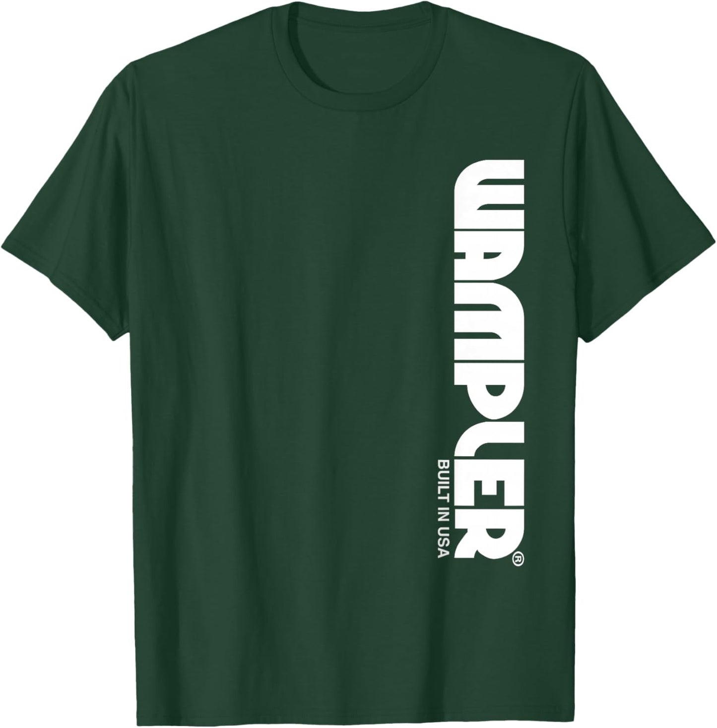 Wampler Pedals Vertical Logo T-Shirt - T-Shirt | Forest