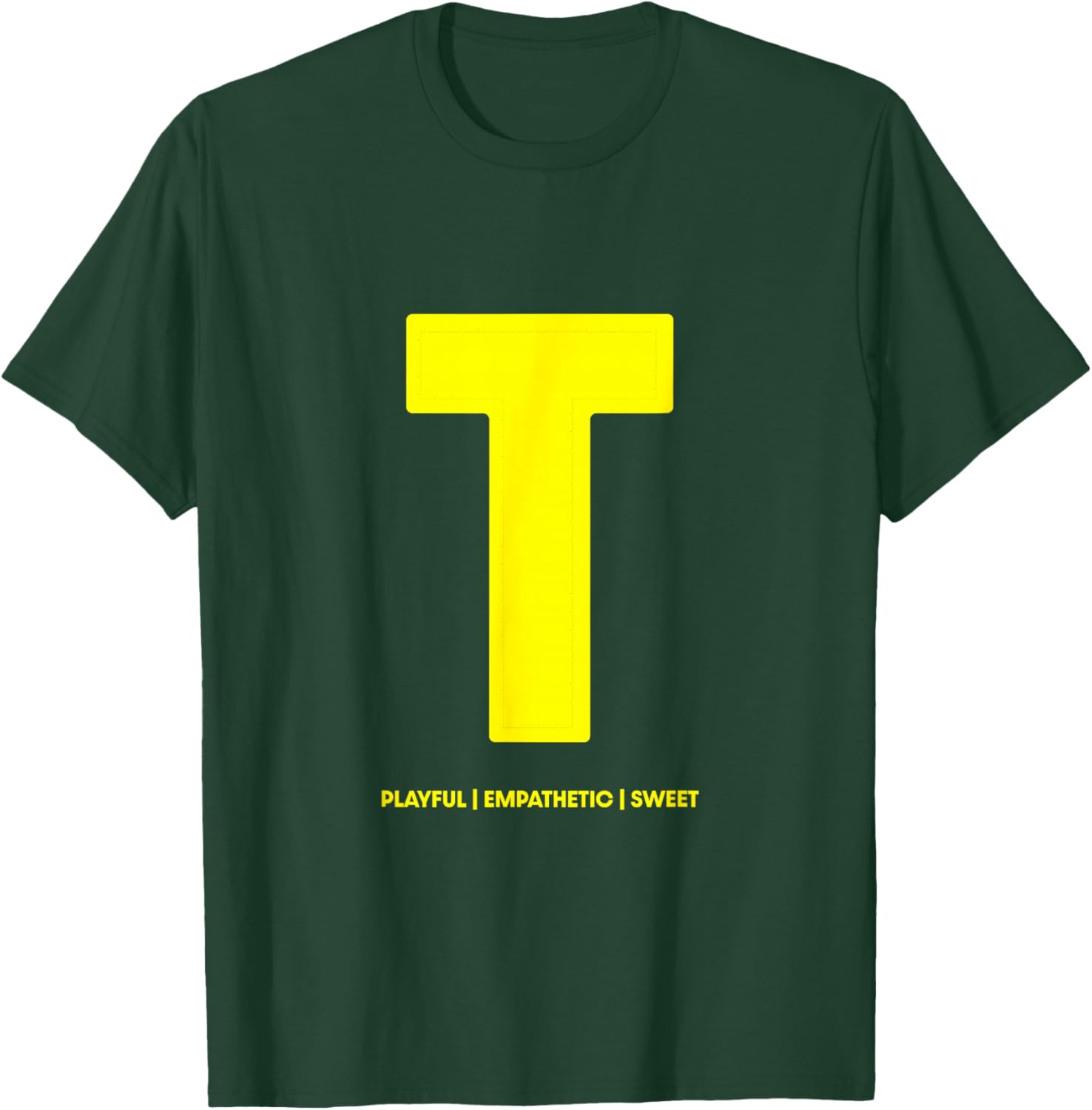 Chipmunks T for Theodore Letter Print Halloween Costume T-Shirt - T-Shirt | Forest