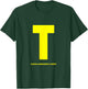 Chipmunks T for Theodore Letter Print Halloween Costume T-Shirt - T-Shirt | Forest
