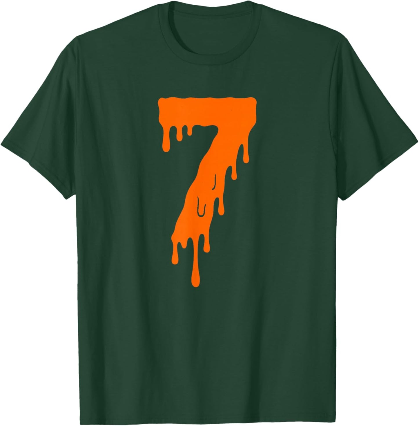 Number 7 Funny Meme Saying 6 7 Six Seven Couples Halloween T-Shirt - T-Shirt | Forest