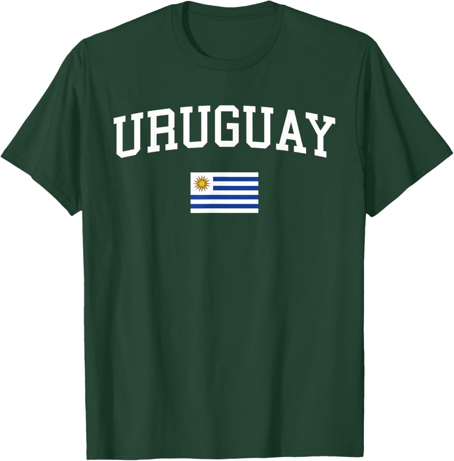 Uruguayan Flag Men Women Kids Uruguay T-Shirt - T-Shirt | Forest