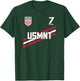 Diego Luna 7 Navy USMNT Officially Licensed T-Shirt - T-Shirt | Forest