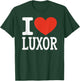 I Love Luxor City Heart Graphic Souvenir Travel T-Shirt - T-Shirt | Forest
