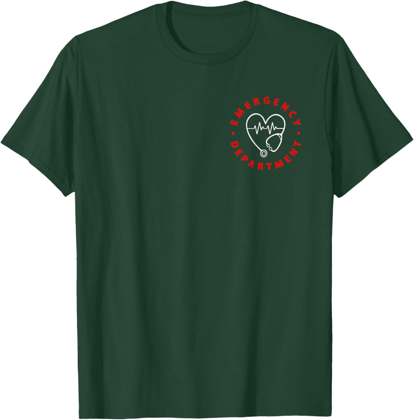 ER Nurse Emergency Department Emergency Room Healthcare T-Shirt - T-Shirt | Forest