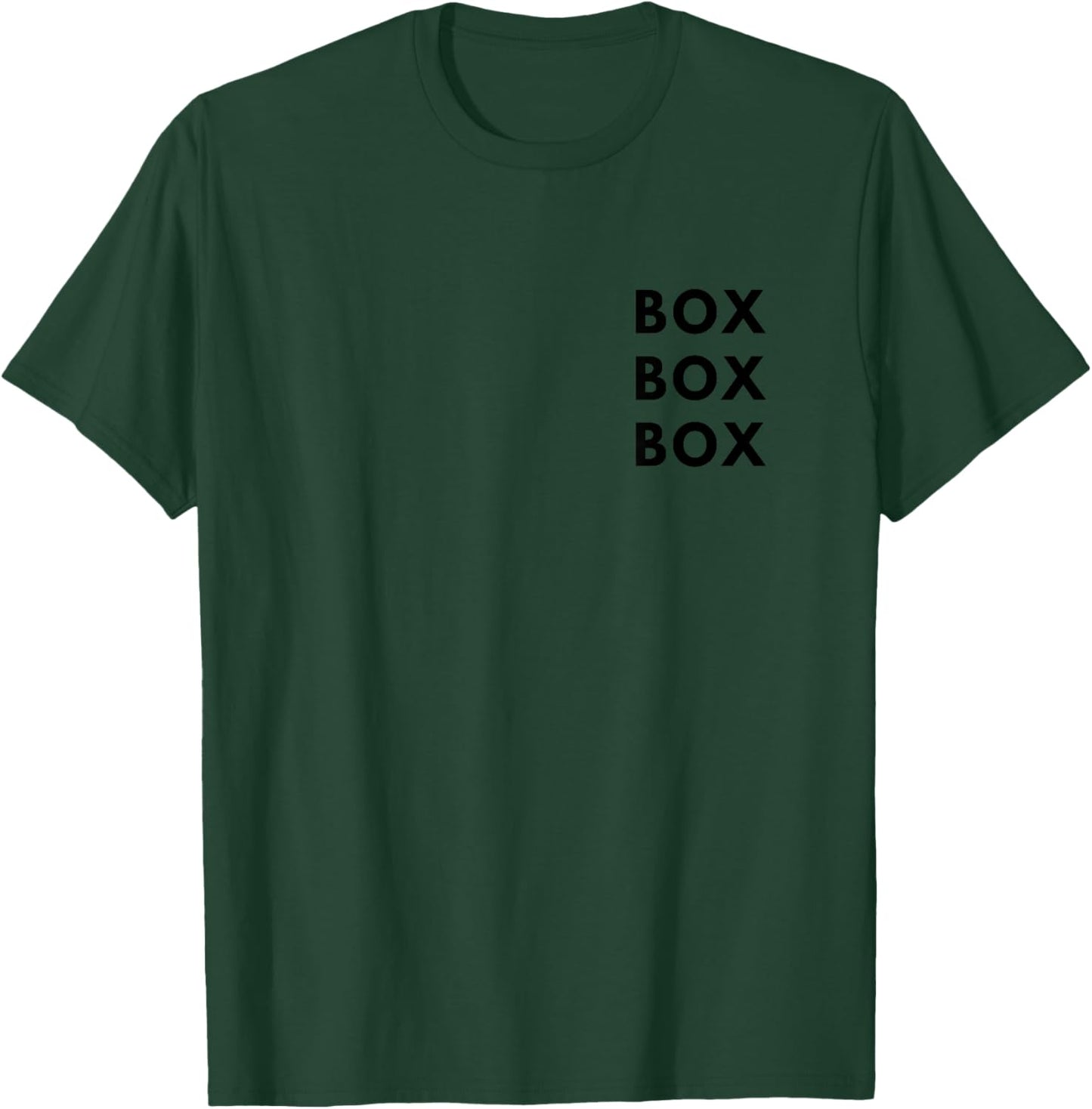 Box Box Racing Design T-Shirt - T-Shirt | Forest