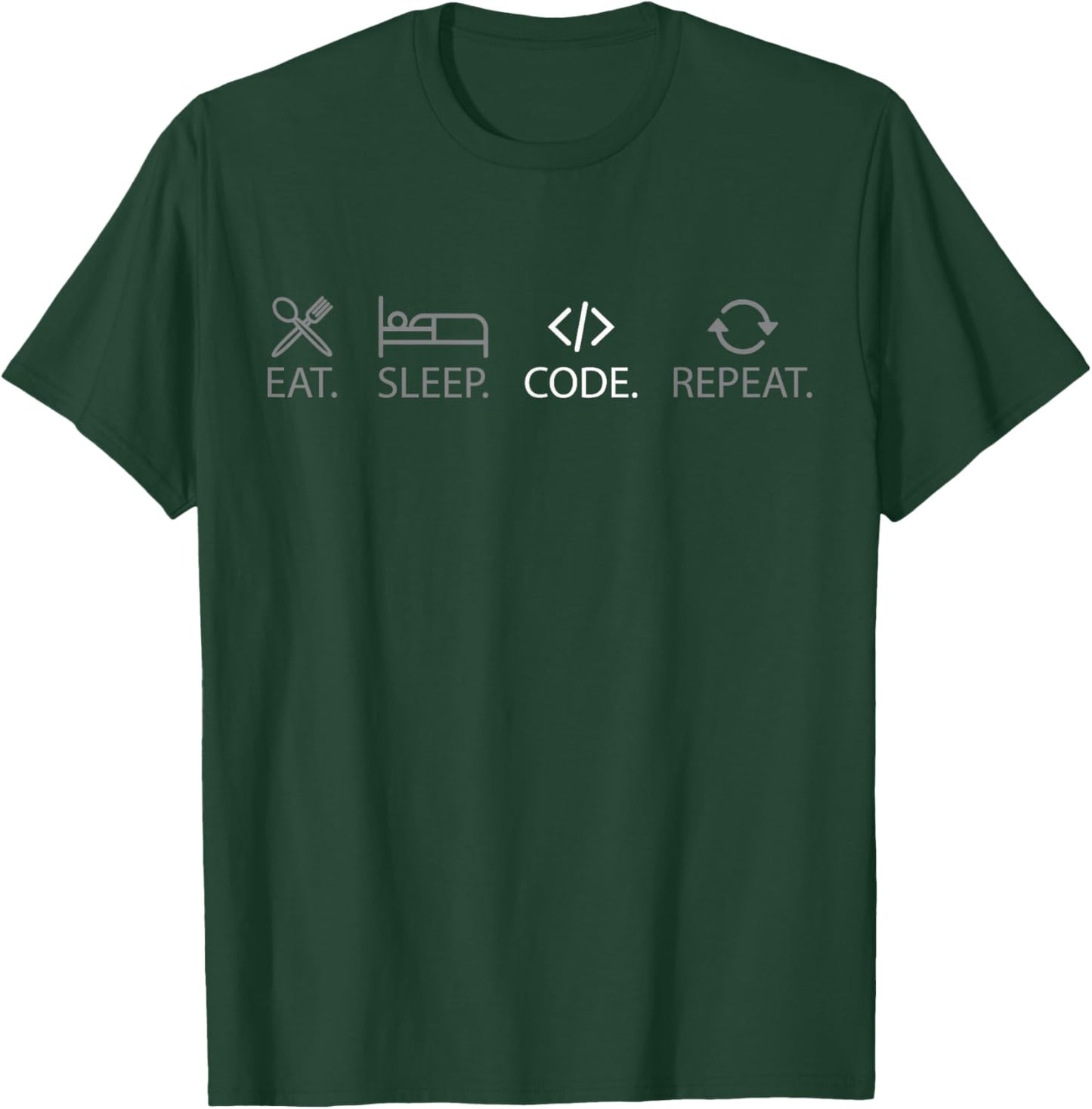 Binary Coding Nerd Computer Science Coder Funny Programmer T-Shirt - T-Shirt | Forest