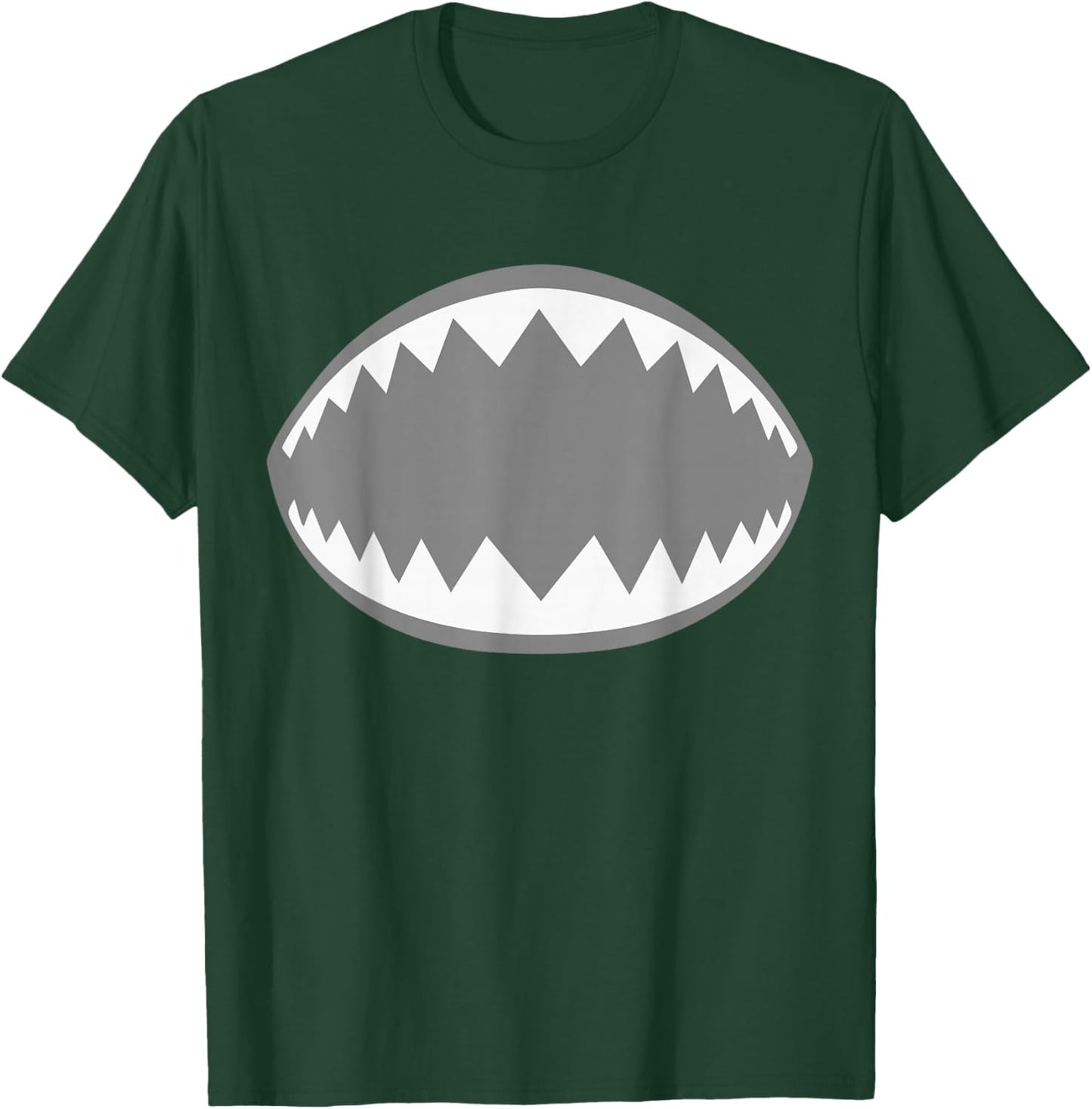 Shark Jaw Shirt Adult Kids Men Women Shark Mouth Costume T-Shirt - T-Shirt | Forest