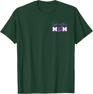 Gymnastics Mom, Proud Sports Parent Gymnasium Mothers T-Shirt - T-Shirt | Forest