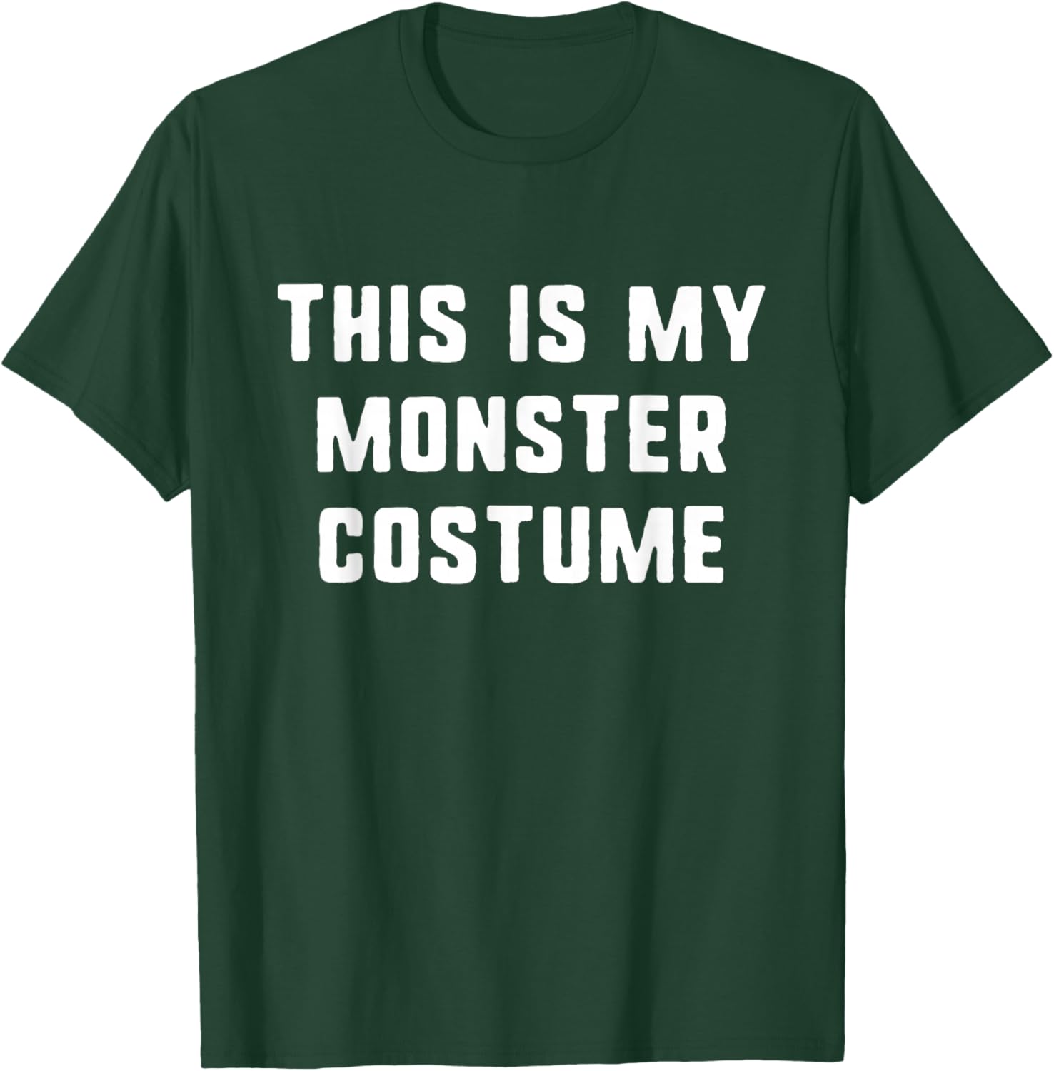 This is My Monster Costume Halloween Funny Easy Kids Adult T-Shirt - T-Shirt | Forest