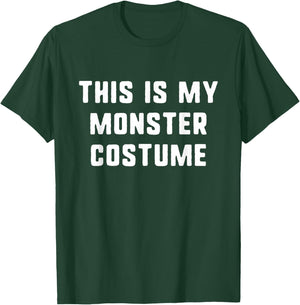 This is My Monster Costume Halloween Funny Easy Kids Adult T-Shirt - T-Shirt | Forest