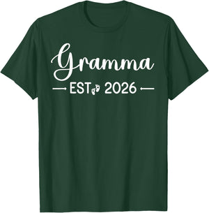 Gramma Est 2026 New Matching Mother to Be 2026 T-Shirt - T-Shirt | Forest
