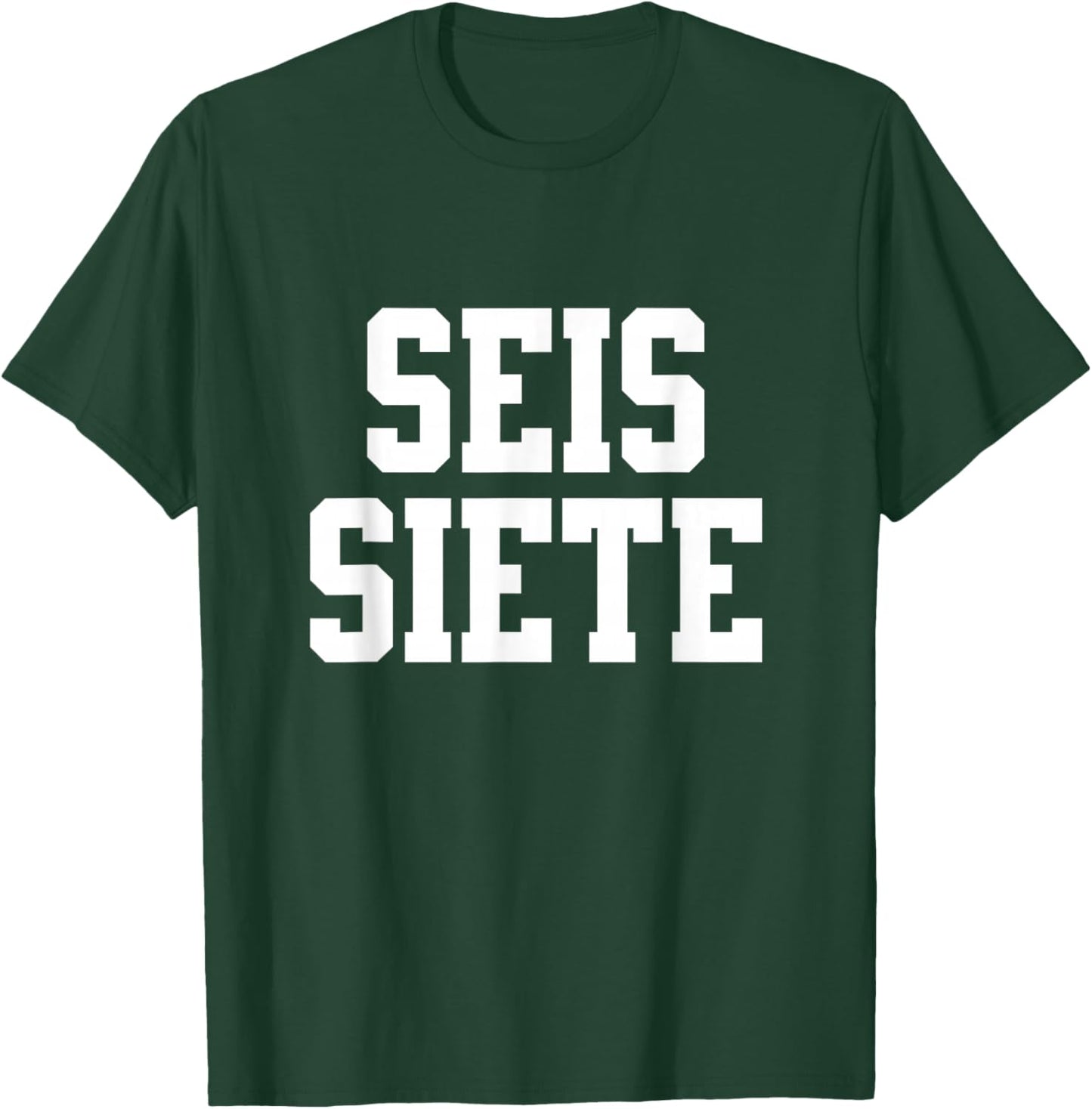 SEIS Siete T-Shirt - T-Shirt | Forest