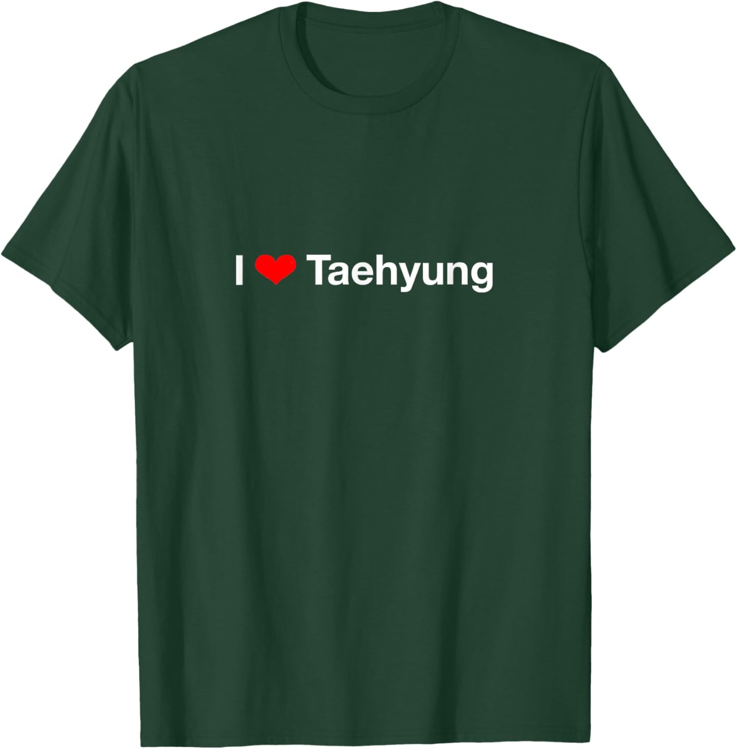 I Heart Taehyung T-Shirt - T-Shirt | Forest