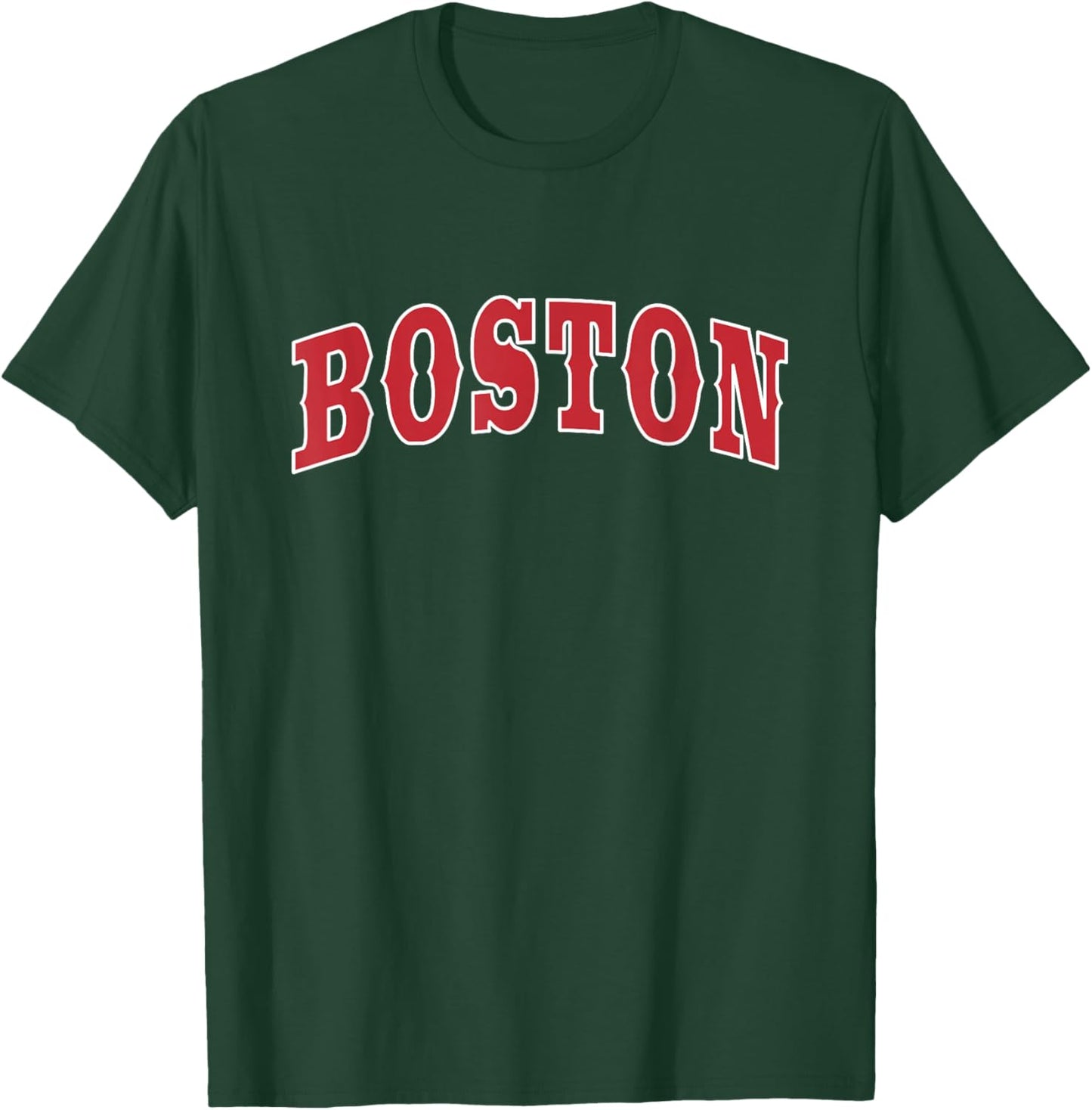 Boston - Throwback Design - Classic T-Shirt - T-Shirt | Forest