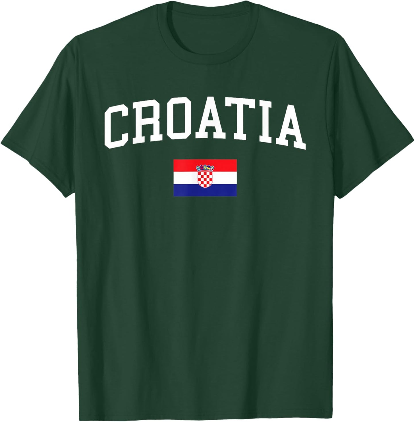 Croatian Flag Men Women Kids Croatia T-Shirt - T-Shirt | Forest