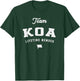 Team Koa Lifetime Member Funny Name Koa T-Shirt - T-Shirt | Forest