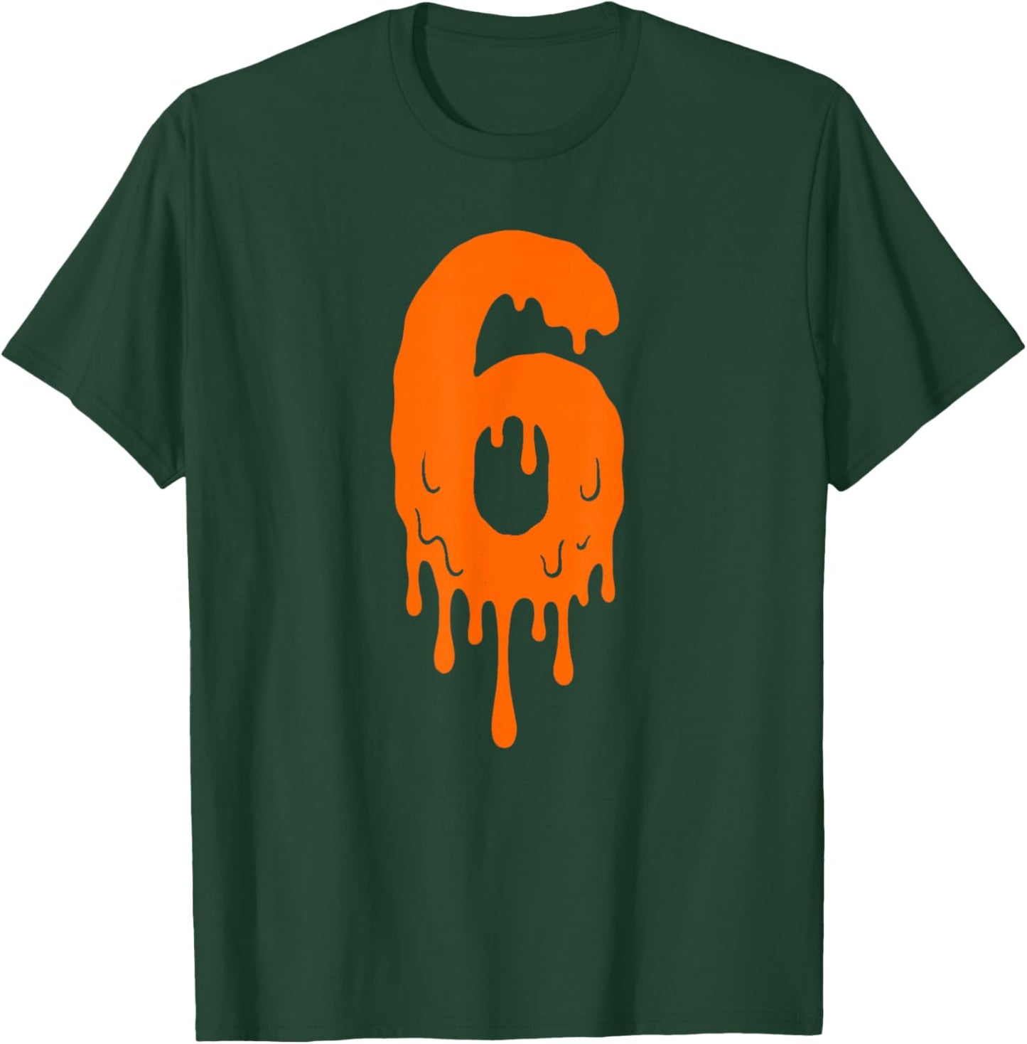 Number 6 Funny Meme Saying 6 7 Six Seven Couples Halloween T-Shirt - T-Shirt | Forest