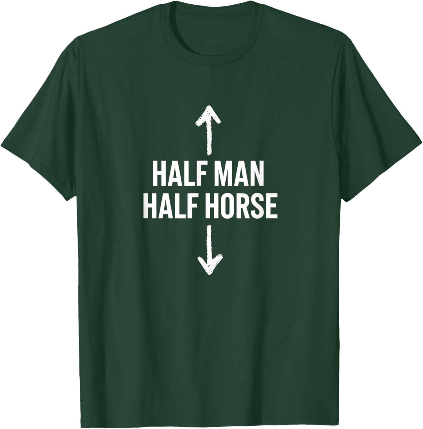 Half Man Half Horse Funny Farm Animal Centaur T-Shirt - T-Shirt | Forest