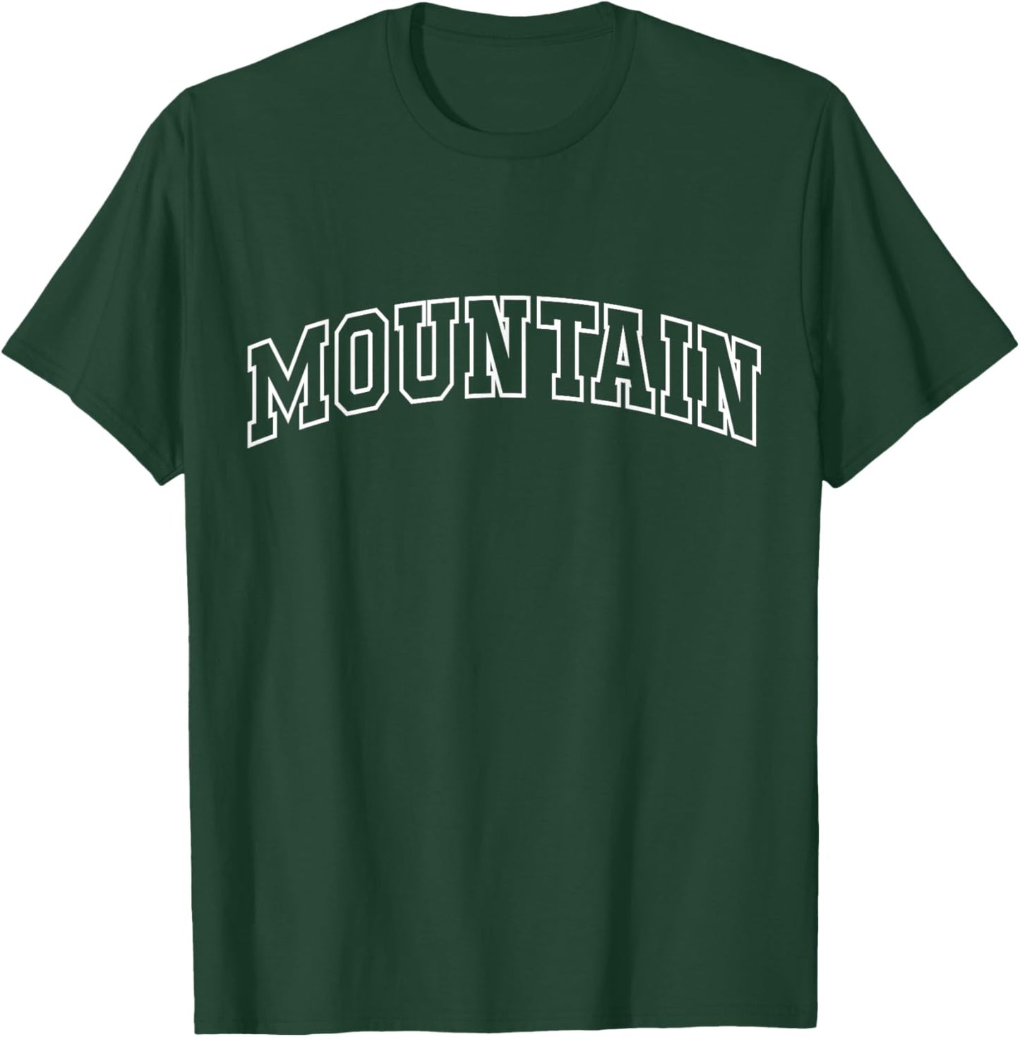 Mountain Funny Athletic Lettering Costume Animal Lover T-Shirt - T-Shirt | Forest