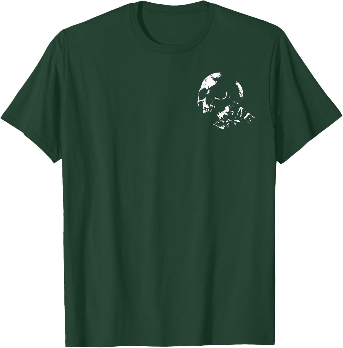 Psalm 3:7 Vintage Skull Christian Religious Bible 2 Sides T-Shirt - T-Shirt | Forest