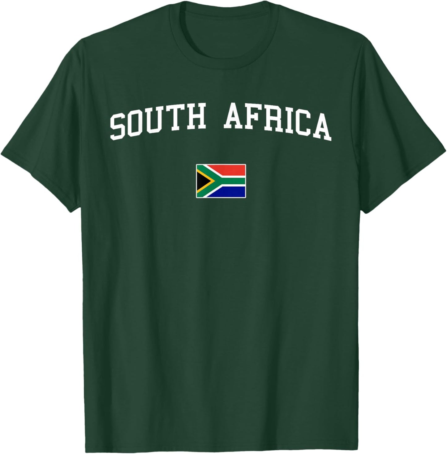 South African Flag Men Women Kids South Africa T-Shirt - T-Shirt | Forest