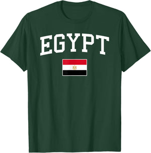 Egyptian Flag Men Women Kids Egypt T-Shirt - T-Shirt | Forest