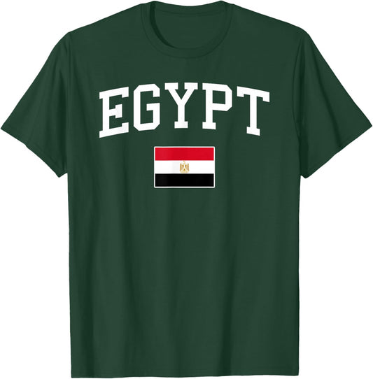 Egyptian Flag Men Women Kids Egypt T-Shirt - T-Shirt | Forest