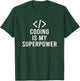 Binary Coding Nerd Computer Science Coder Geek Programmer T-Shirt - T-Shirt | Forest