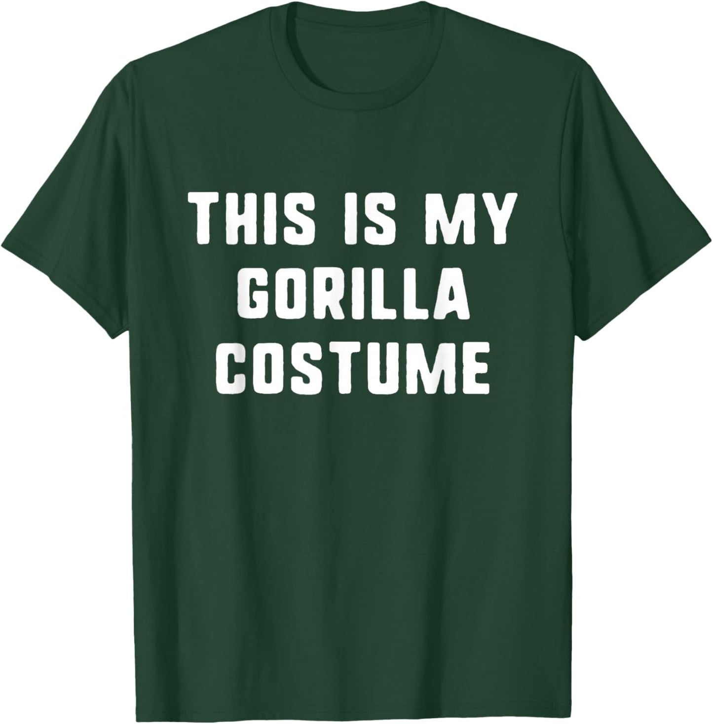 This is My Gorilla Costume Halloween Funny Easy Kids Adult T-Shirt - T-Shirt | Forest