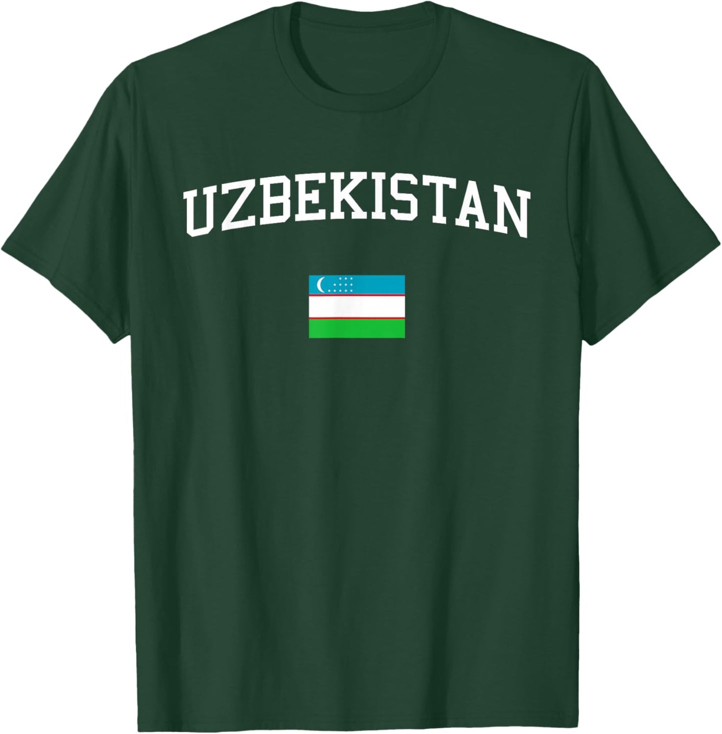 Uzbekistani Flag Men Women Kids Uzbekistan T-Shirt - T-Shirt | Forest
