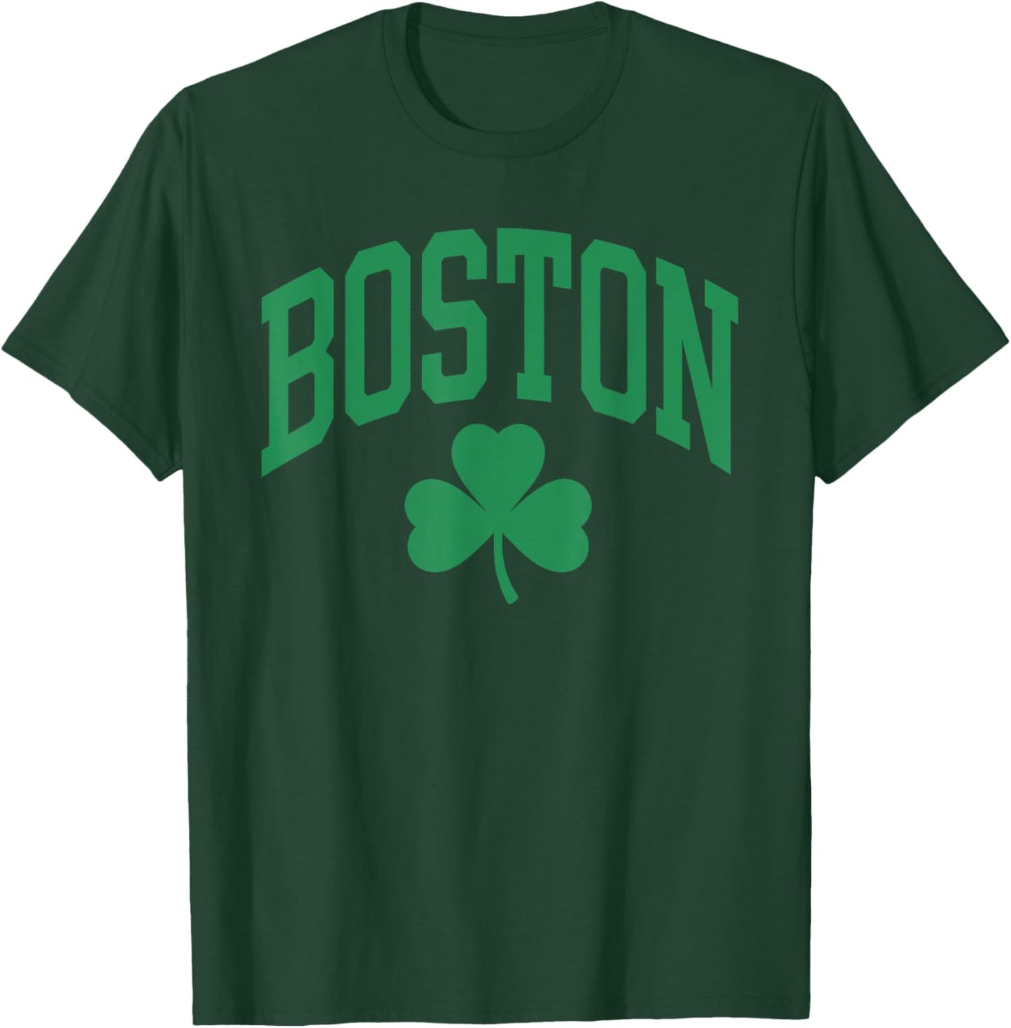 Boston St Patricks Day Shamrock T-Shirt - T-Shirt | Forest