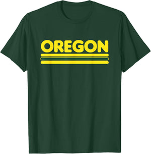 Oregon - Throwback Design - Classic T-Shirt - T-Shirt | Forest