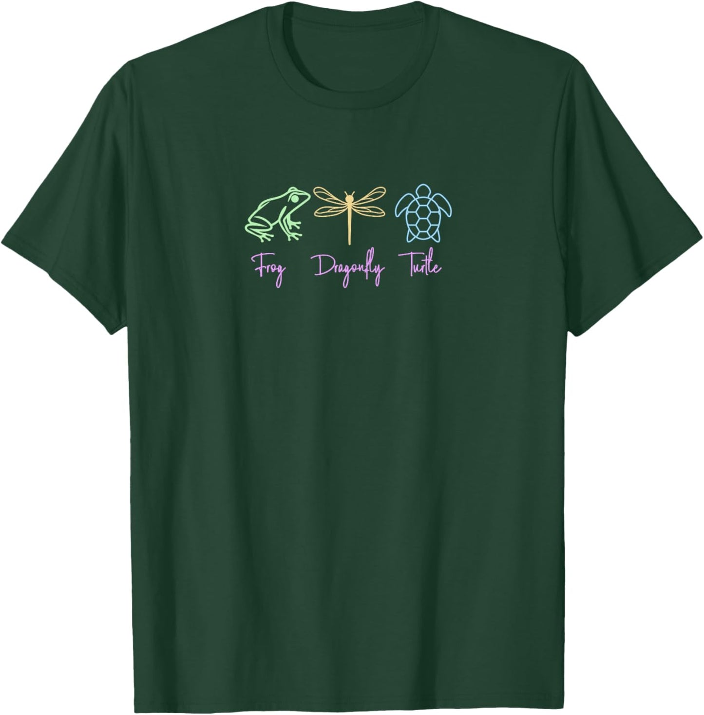 Frog Dragonfly Turtle Political Shirts T-Shirt - T-Shirt | Forest