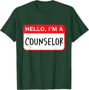 Hello, I’m a Counselor - Funny T-Shirt - T-Shirt | Forest