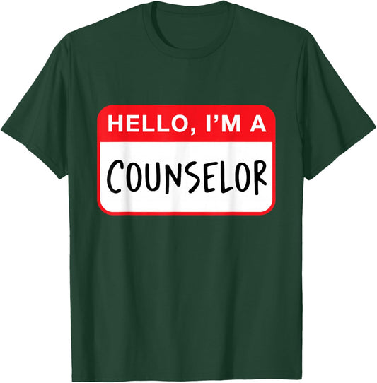 Hello, I’m a Counselor - Funny T-Shirt - T-Shirt | Forest